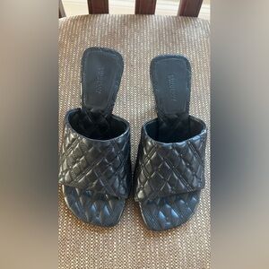 Brand new size 36 Burberry Quilted Black Sandals